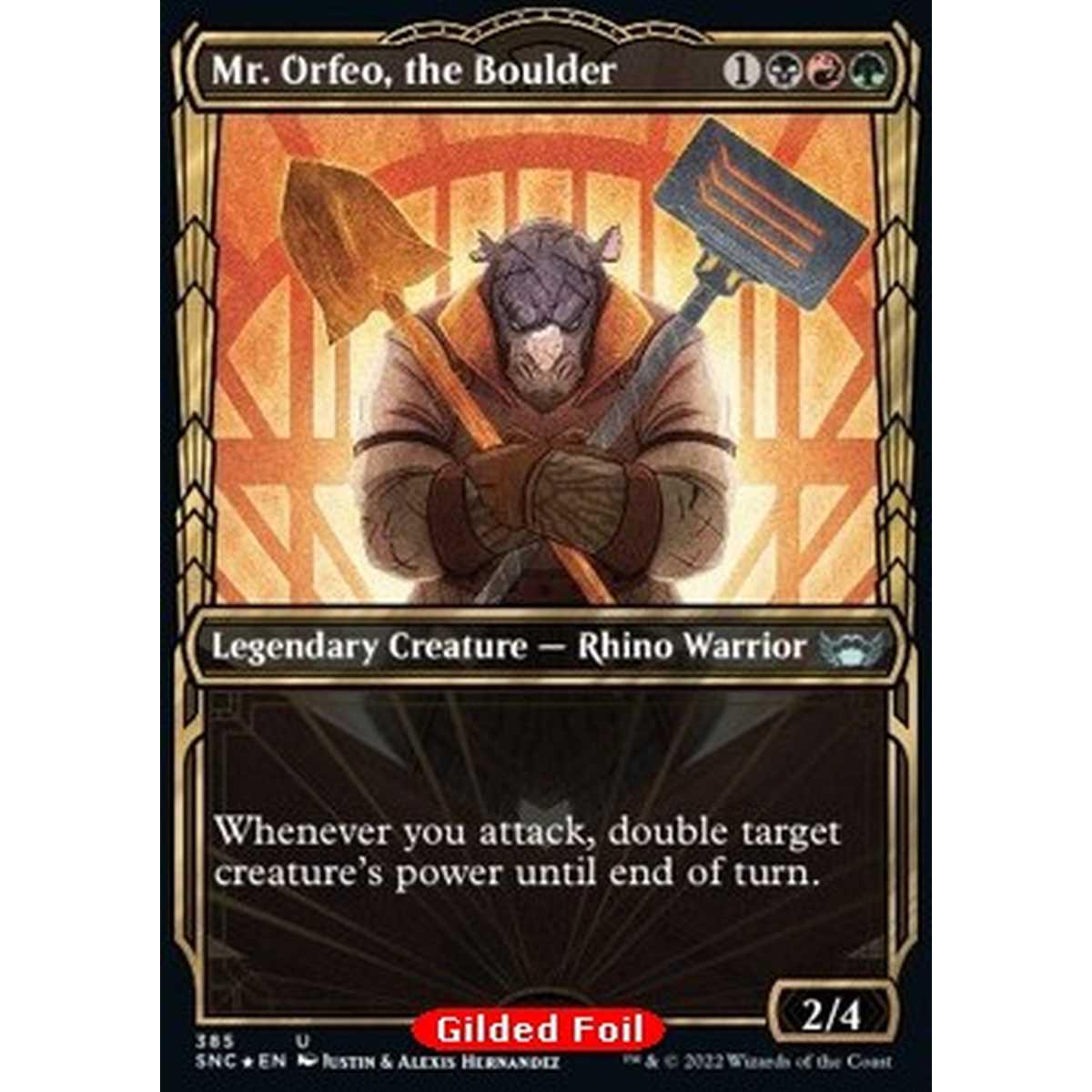 Mr. Orfeo, the Boulder (V.2) - Mr. Orfeo, the Boulder (V.2) - [XSNC] [NM] [Foil]