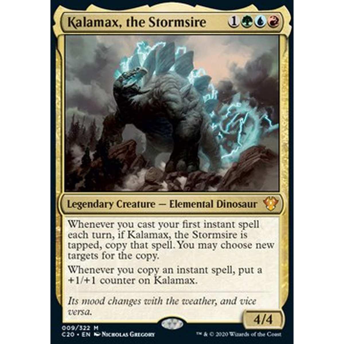 Kalamax, the Stormsire (V.1) - Kalamax, the Stormsire (V.1) - [C20] [NM] [Foil]