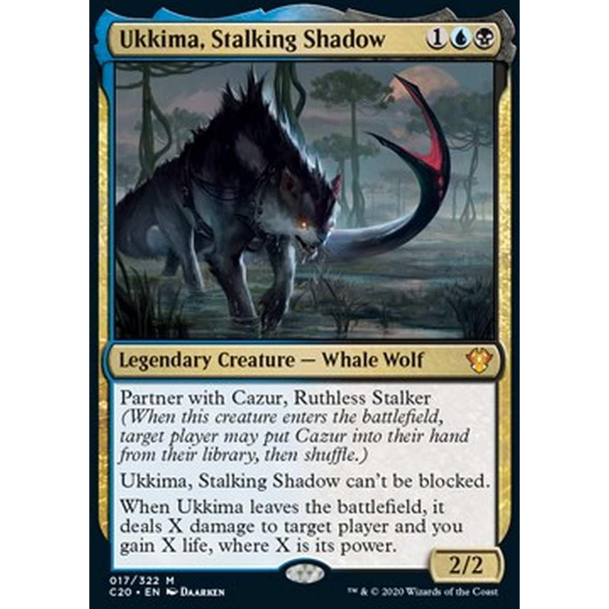 Ukkima, Stalking Shadow - Ukkima, Stalking Shadow - [C20] [NM] [Foil]