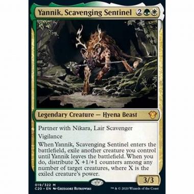 Yannik, Scavenging Sentinel - Yannik, Scavenging Sentinel - [C20] [NM] [Foil]