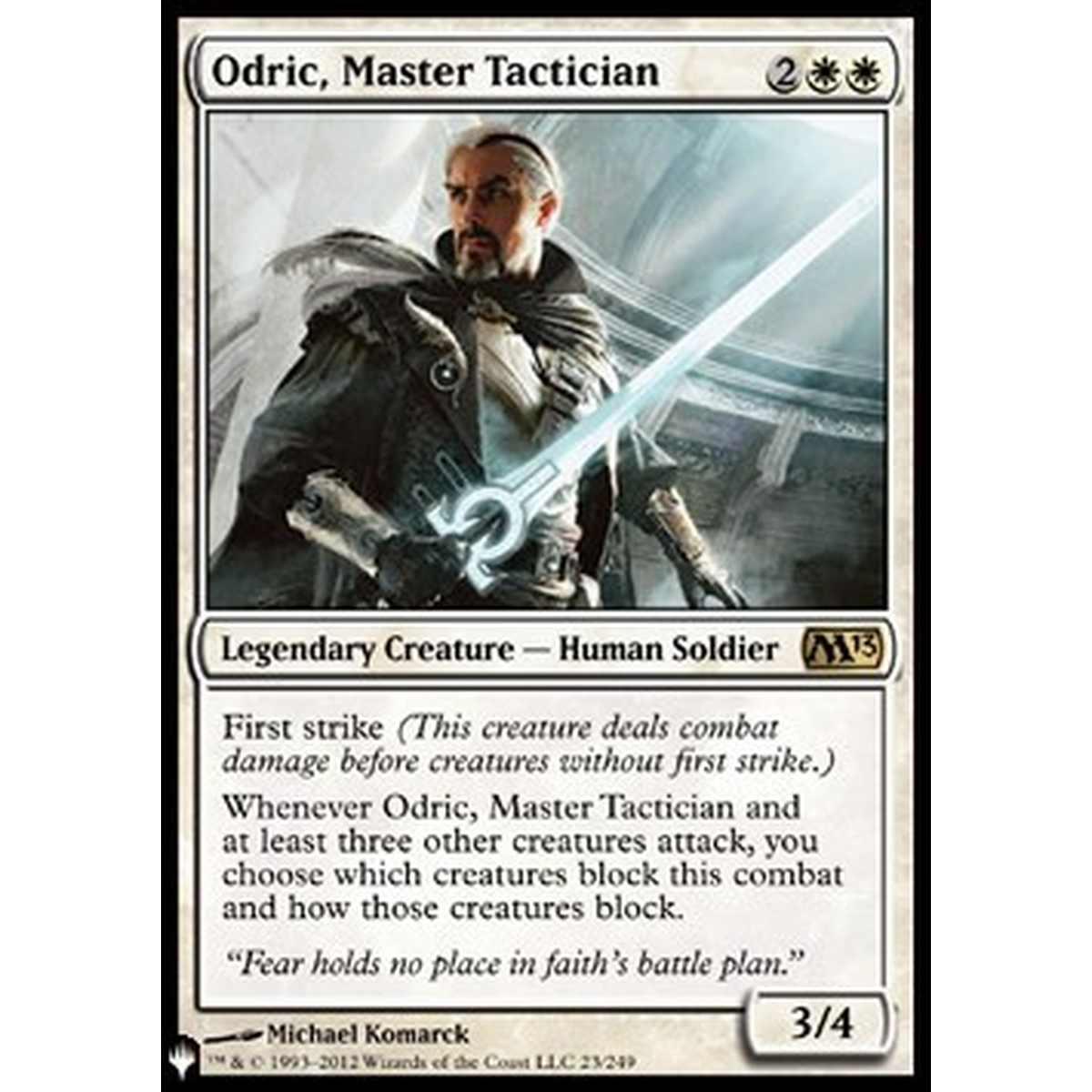 Odric, Master Tactician - Odric, Master Tactician - [ZNL] [NM]