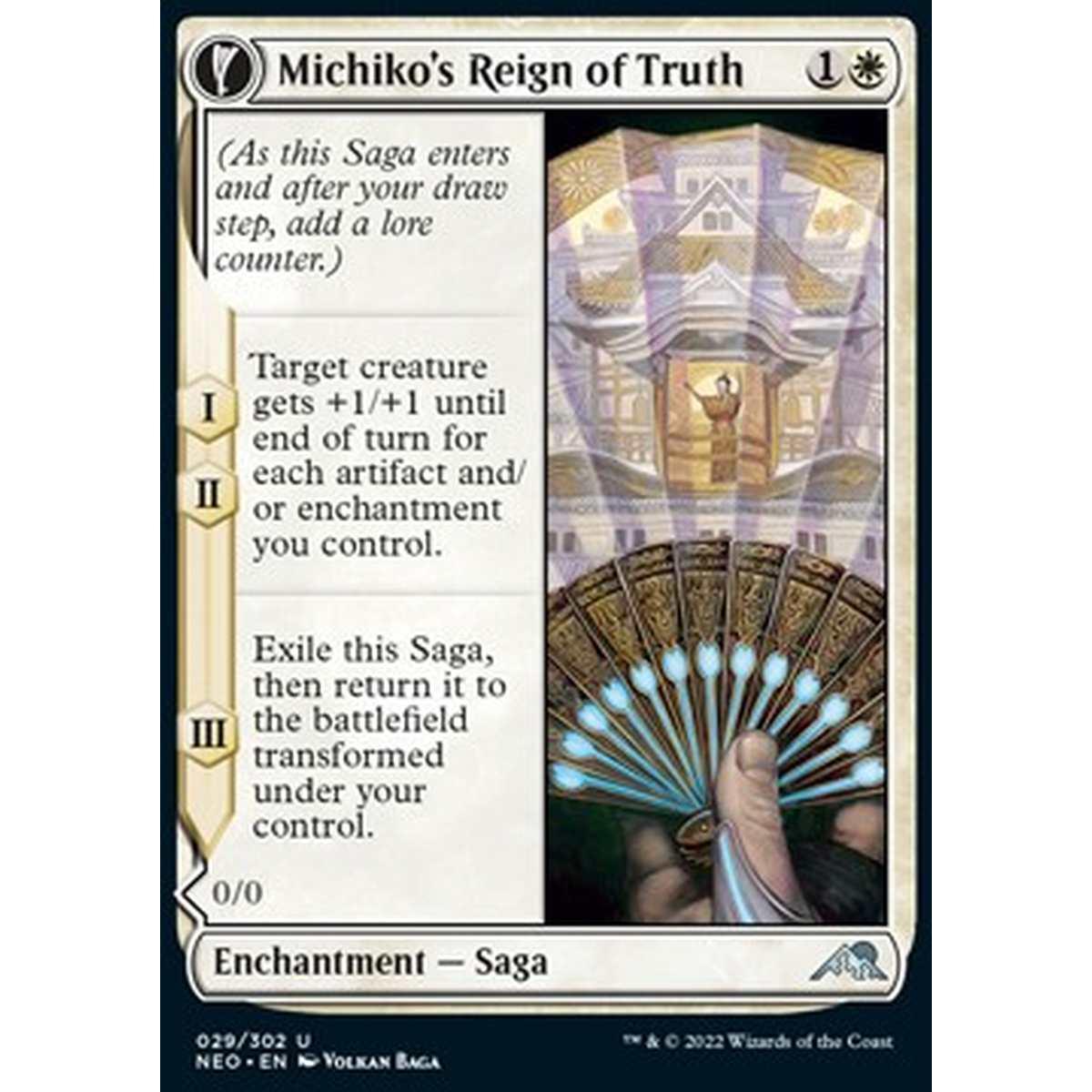 Michiko's Reign of Truth // Portrait of Michiko - Michiko's Reign of Truth // Portrait of Michiko - [NEO] [NM] [Foil]