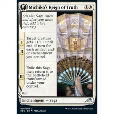 Michiko's Reign of Truth // Portrait of Michiko - Michiko's Reign of Truth // Portrait of Michiko - [NEO] [NM] [Foil]