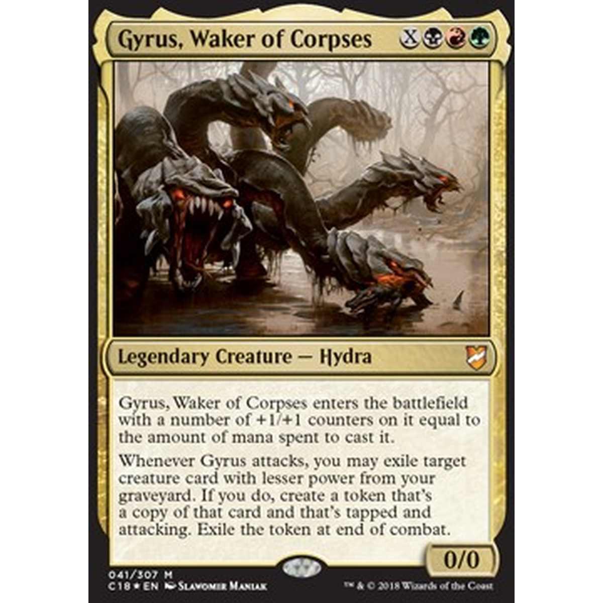 Gyrus, Waker of Corpses - Gyrus, Waker of Corpses - [C18] [NM] [Foil]