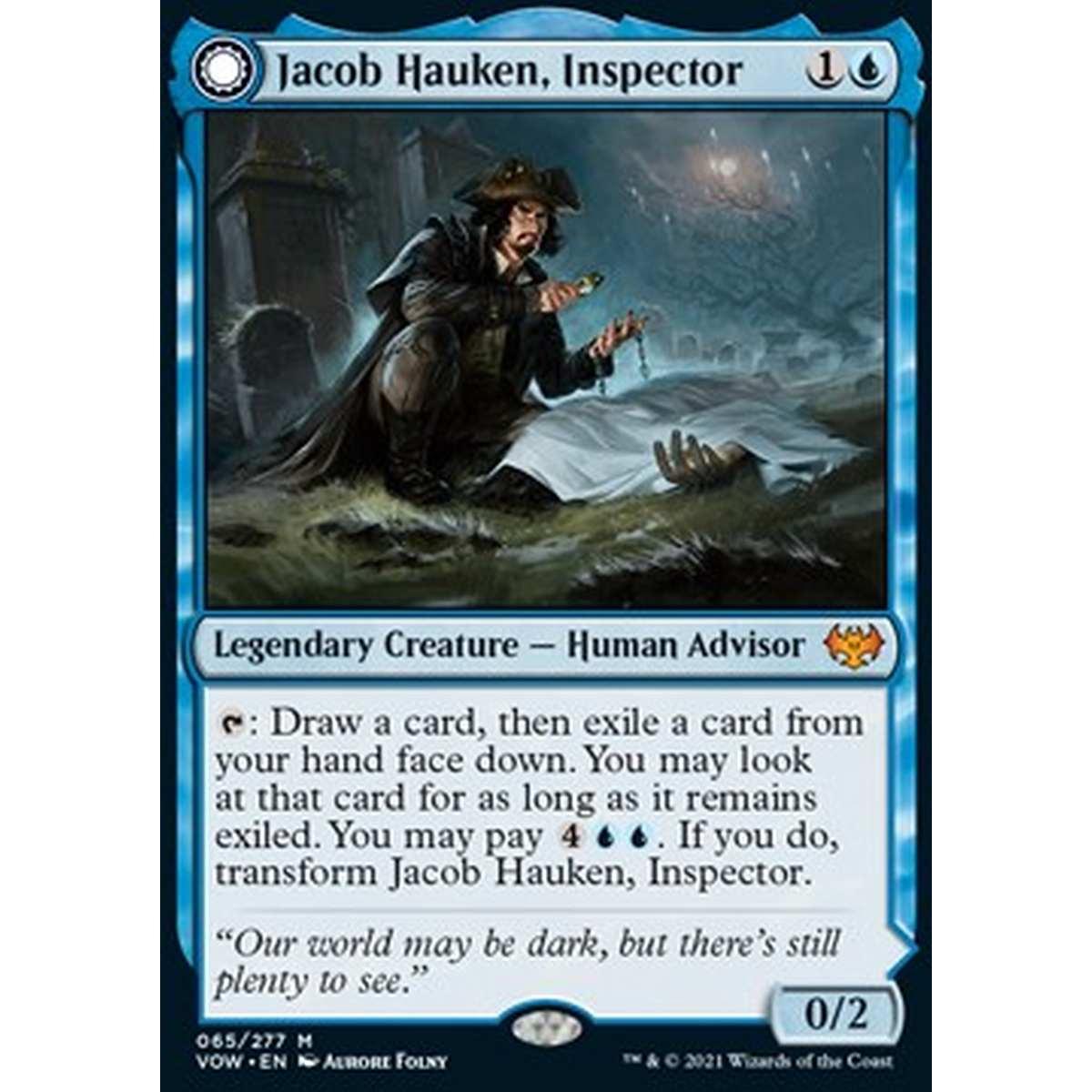 Jacob Hauken, Inspector // Hauken's Insight - Jacob Hauken, Inspector // Hauken's Insight - [VOW] [NM]