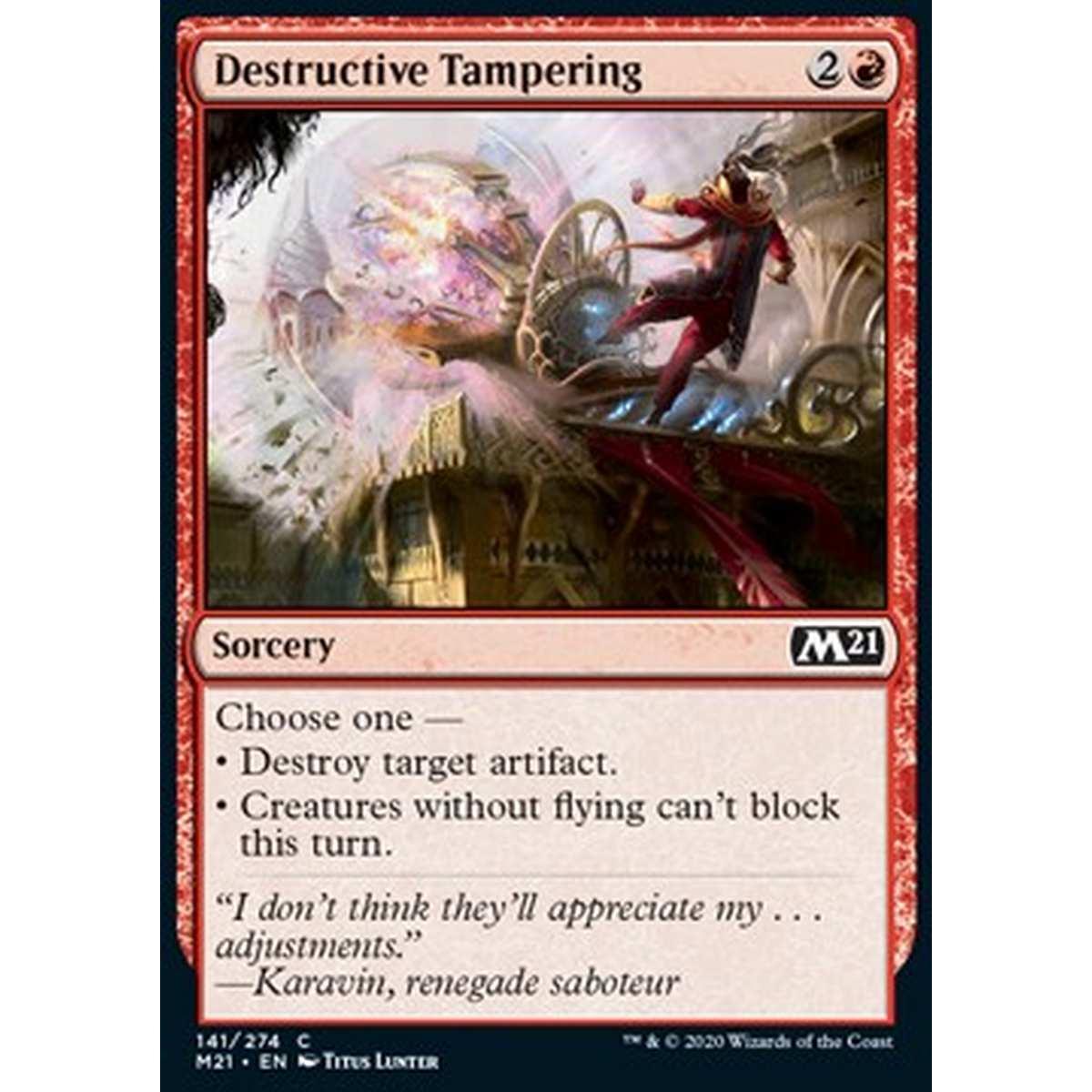 Destructive Tampering - Manomissione Distruttiva - [M21] [NM]
