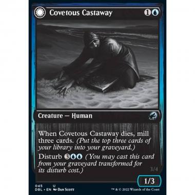 Covetous Castaway // Ghostly Castigator - Covetous Castaway // Ghostly Castigator - [DBL] [NM] [Foil]