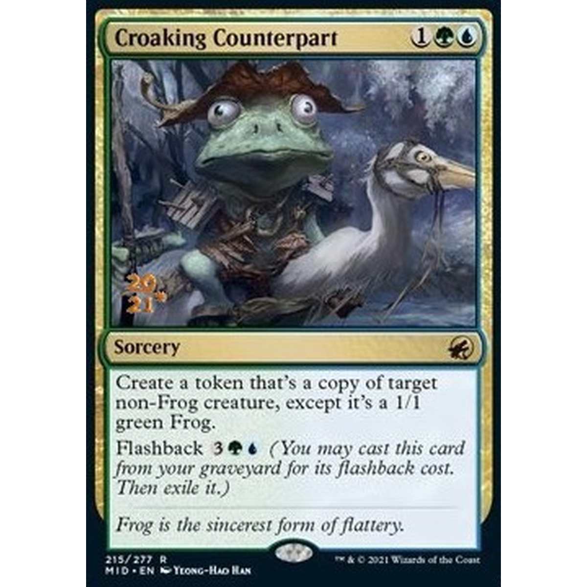 Croaking Counterpart (V.1) - Controparte Gracidante (V.1) - [PMID] [NM] [Foil]
