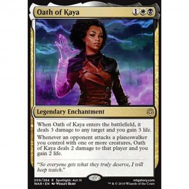 Oath of Kaya - Giuramento di Kaya - [WAR] [NM]