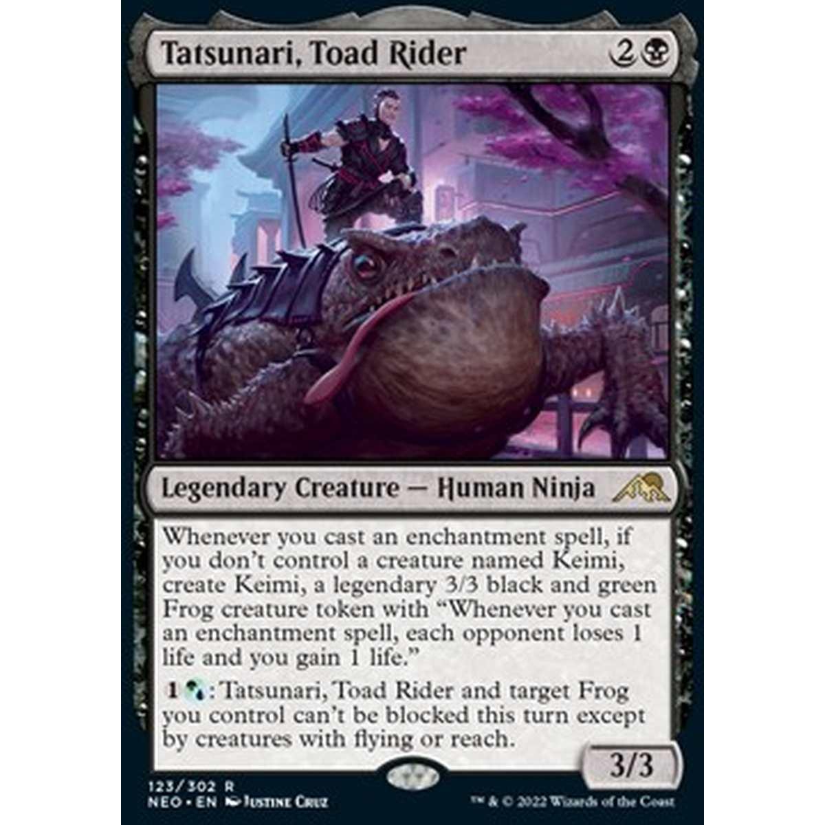 Tatsunari, Toad Rider - Tatsunari, Cavalcarospi - [NEO] [NM] [Foil]