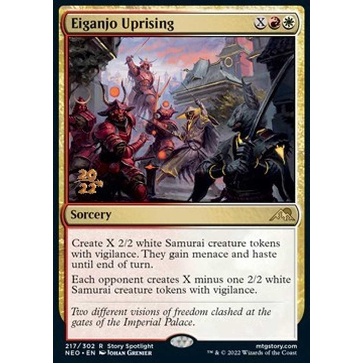 Eiganjo Uprising (V.1) - Rivolta di Eiganjo (V.1) - [PNEO] [NM] [Foil]