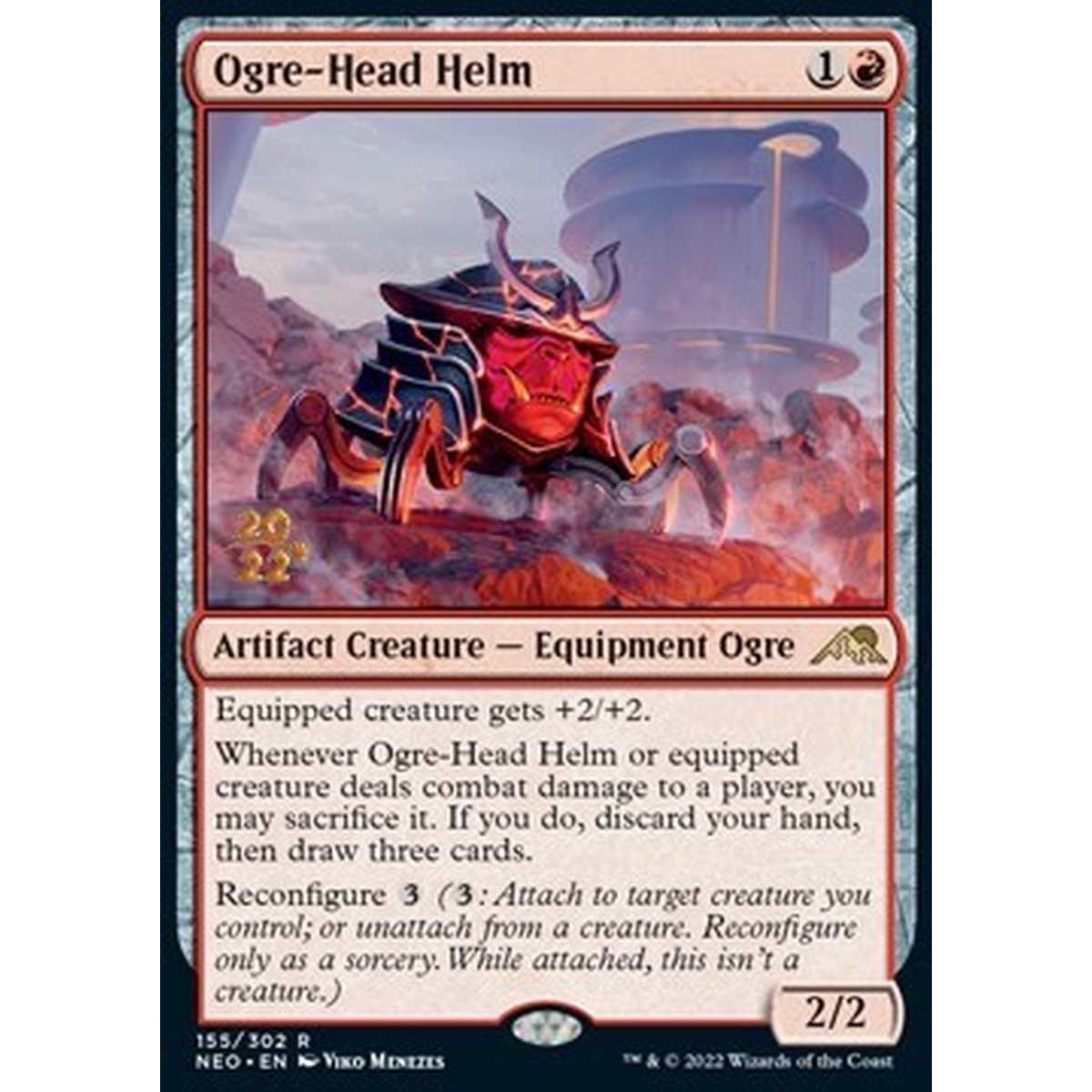 Ogre-Head Helm (V.1) - Elmo della Testa di Ogre (V.1) - [PNEO] [NM] [Foil]