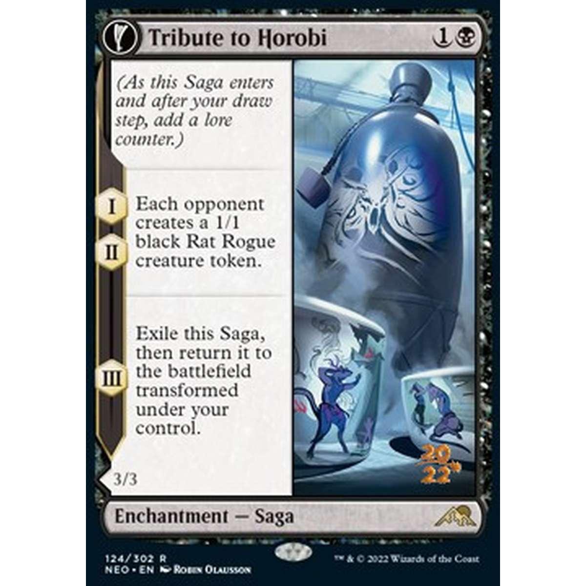 Tribute to Horobi // Echo of Death's Wail - Tribute to Horobi // Echo of Death's Wail - [PNEO] [NM] [Foil]