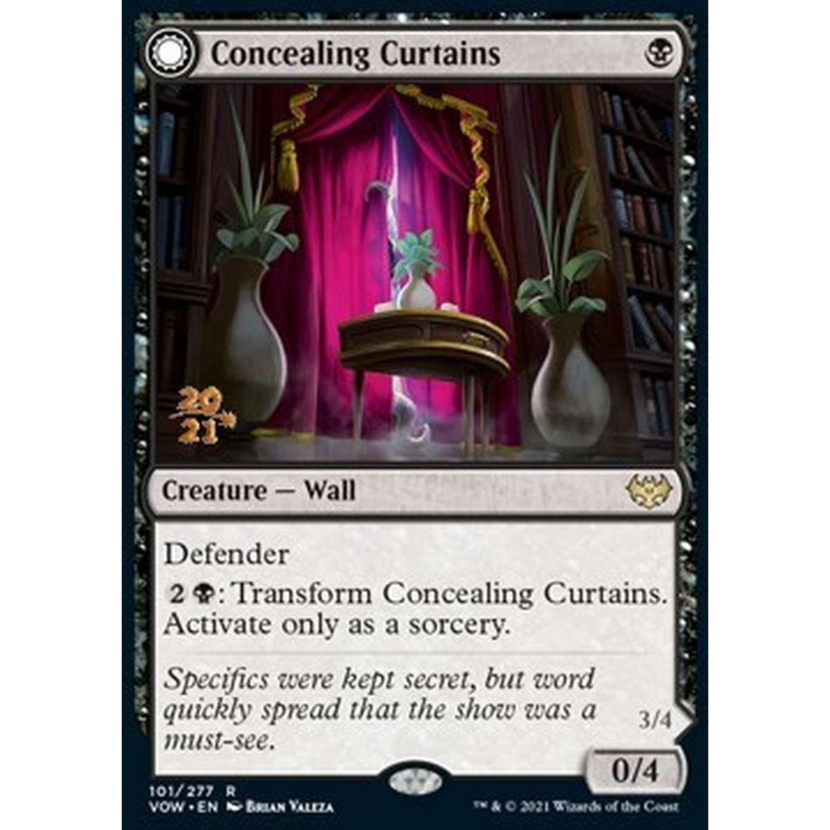 Concealing Curtains // Revealing Eye (V.1) - Tendaggi Celanti // Occhio Rivelatore (V.1) - [PVOW] [NM] [Foil]