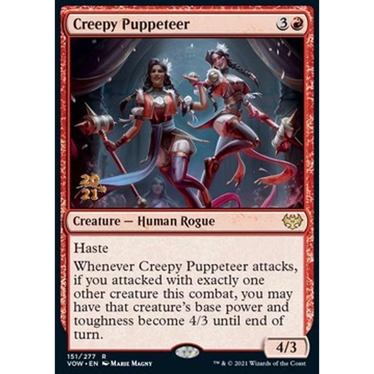 Creepy Puppeteer (V.1) - Burattinaia Inquietante (V.1) - [PVOW] [NM] [Foil]