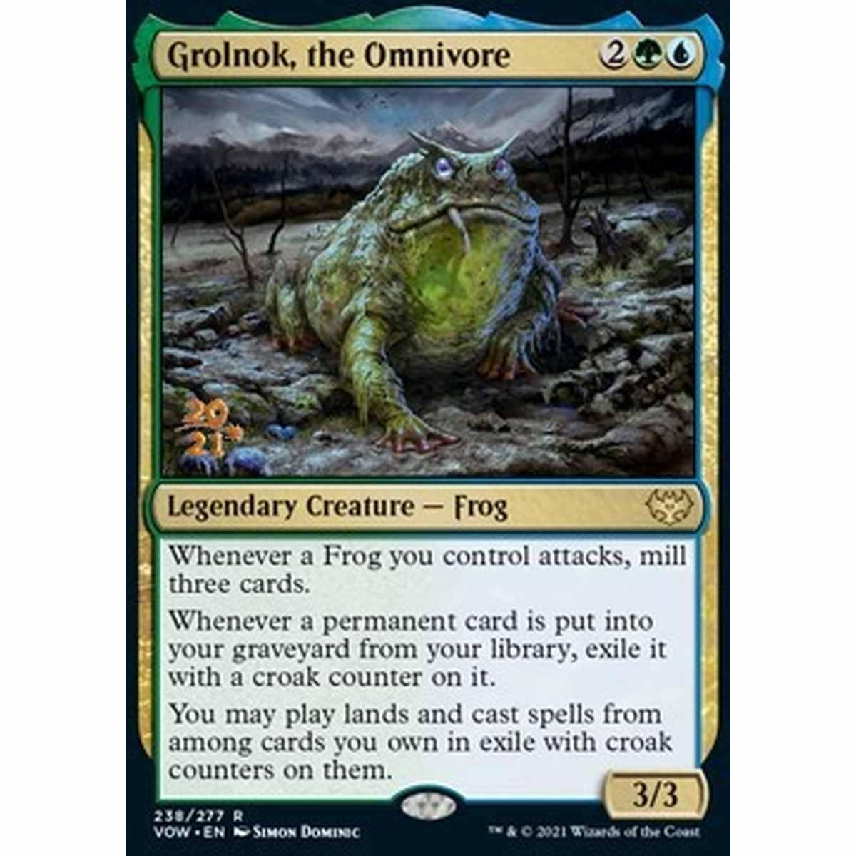 Grolnok, the Omnivore (V.1) - Grolnok, l'Onnivoro (V.1) - [PVOW] [NM] [Foil]