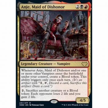 Anje, Maid of Dishonor (V.1) - Anje, Damigella di Disonore (V.1) - [PVOW] [NM] [Foil]