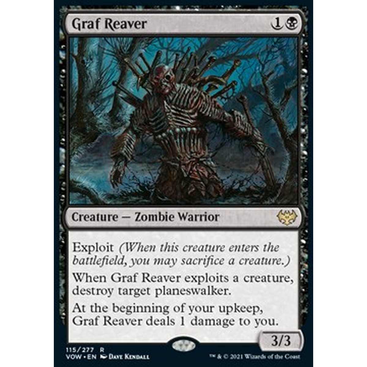 Graf Reaver - Razziatore di Cimiteri - [VOW] [NM] [Foil]