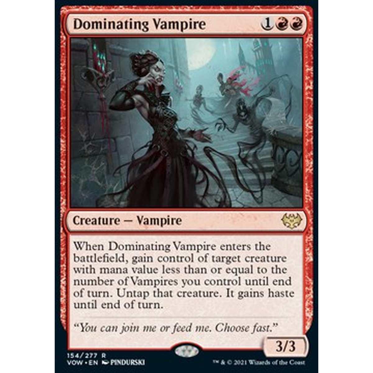 Dominating Vampire - Vampira Dominante - [VOW] [NM] [Foil]