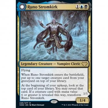 Runo Stromkirk // Krothuss, Lord of the Deep - Runo Stromkirk // Krothuss, Signore degli Abissi - [VOW] [NM] [Foil]