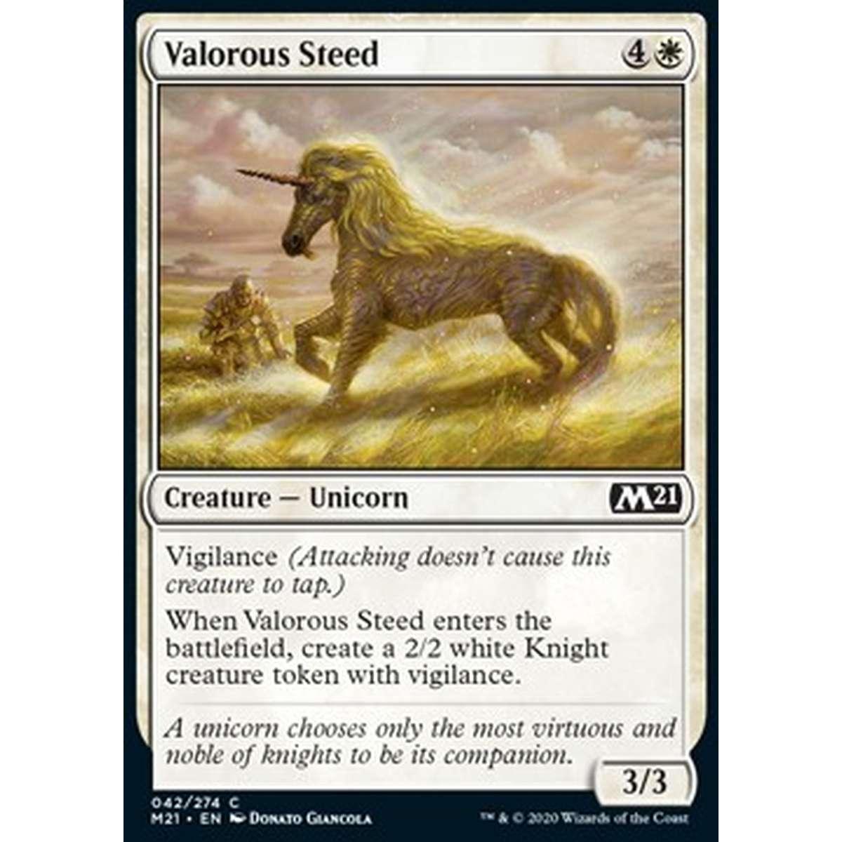 Valorous Steed - Destriero Valoroso - [M21] [NM]