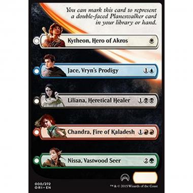 Double-Faced Card Proxy Checklist - Double-Faced Card Proxy Checklist - [ORI] [NM]