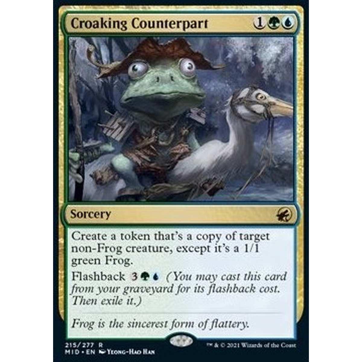 Croaking Counterpart - Controparte Gracidante - [MID] [NM] [Foil]
