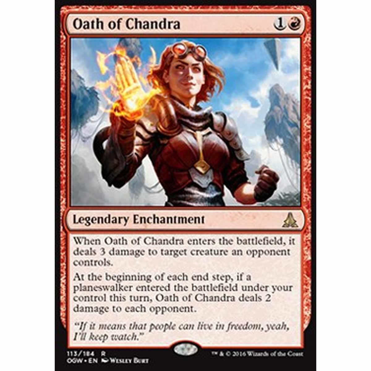 Oath of Chandra - Giuramento di Chandra - [OGW] [NM] [Foil]