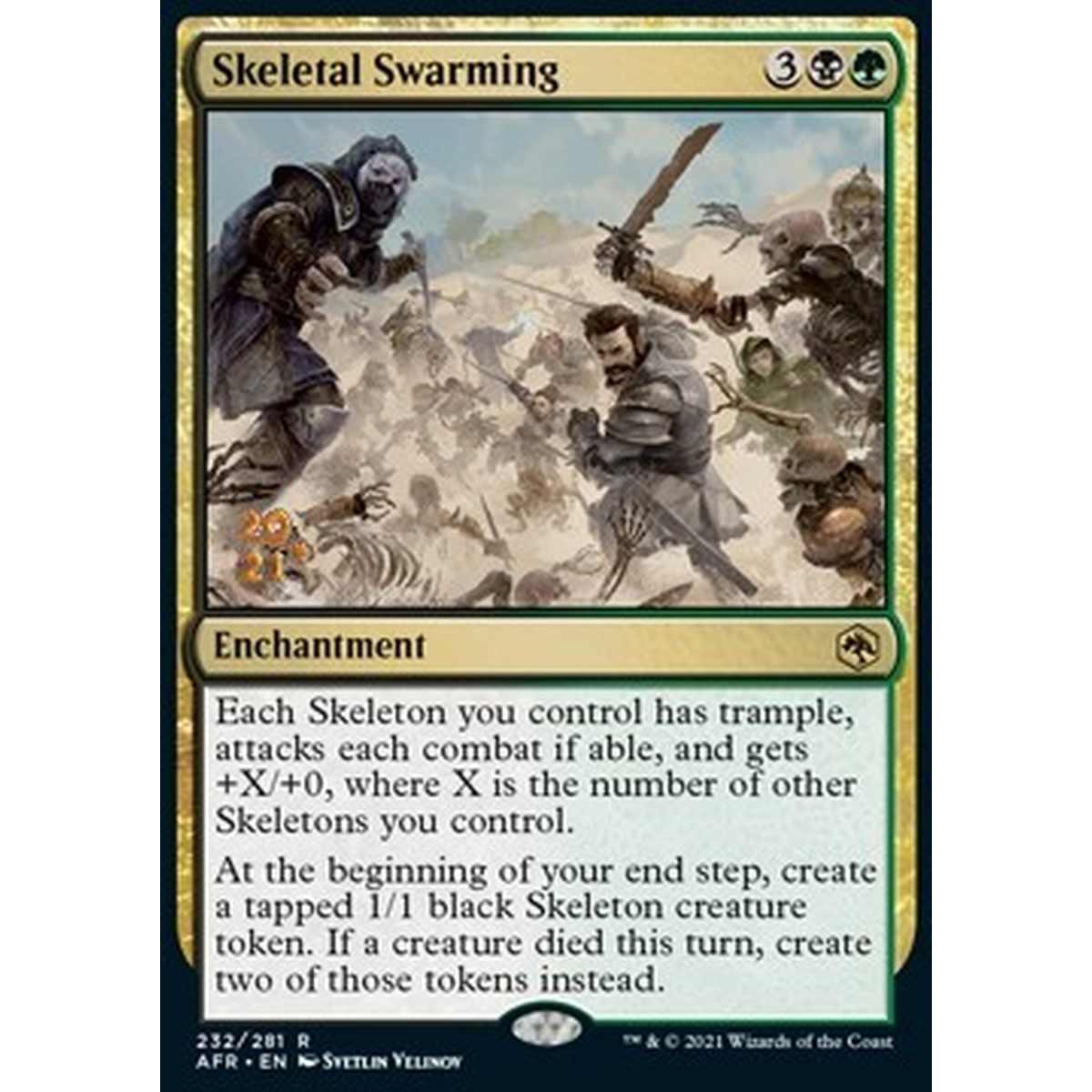 Skeletal Swarming (V.1) - Sciame Scheletrico (V.1) - [PAFR] [NM] [Foil]