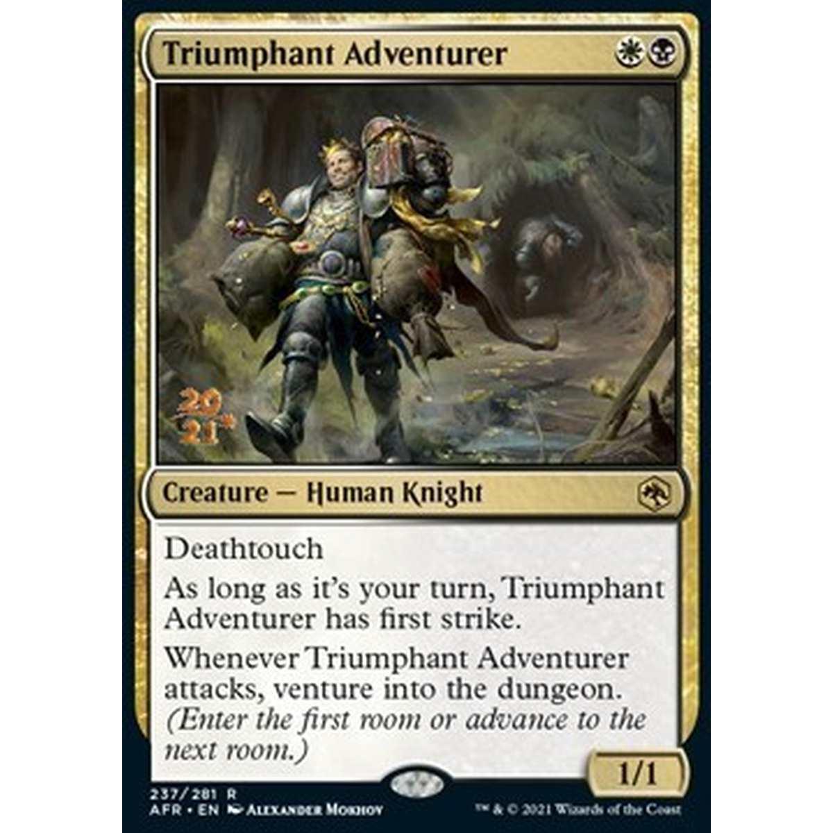 Triumphant Adventurer (V.1) - Avventuriero Trionfante (V.1) - [PAFR] [NM] [Foil]