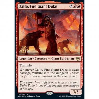 Zalto, Fire Giant Duke (V.1) - Zalto, Duca dei Giganti del Fuoco (V.1) - [PAFR] [NM] [Foil]