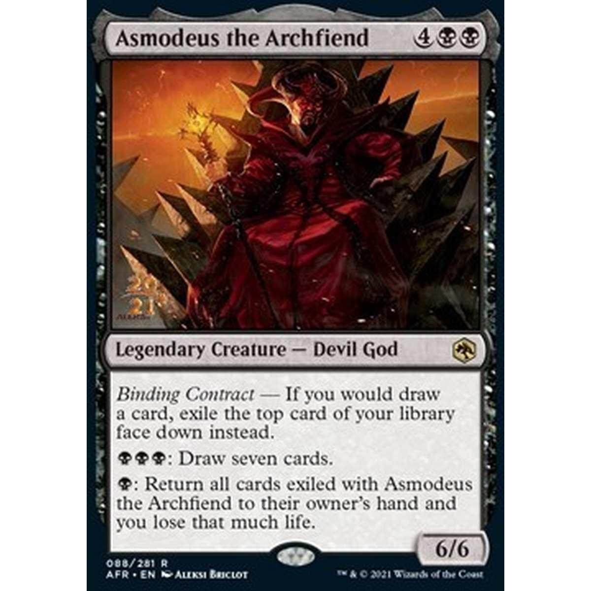 Asmodeus the Archfiend (V.1) - Asmodeus l'Arcidiavolo (V.1) - [PAFR] [NM] [Foil]