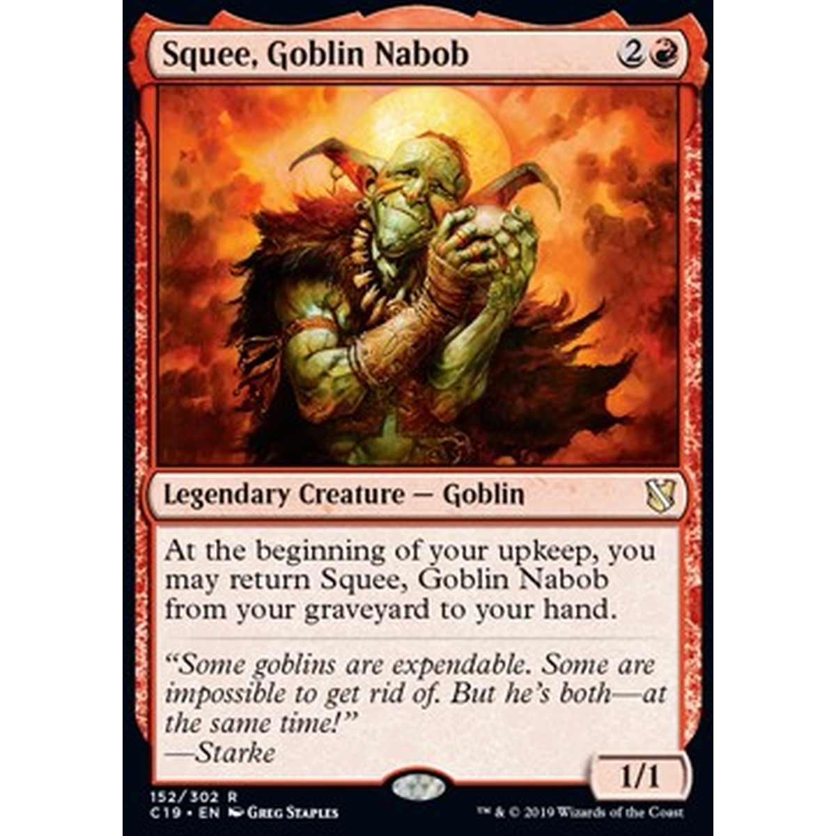 Squee, Goblin Nabob - Squee, Goblin Nabob - [C19] [NM]
