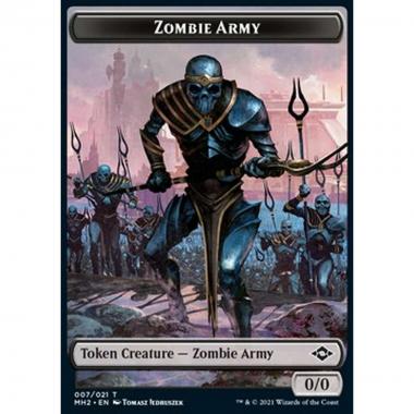 Zombie Army Token (B 0/0) // Clue Token (V.2) - Zombie Army Token (B 0/0) // Clue Token (V.2) - [XMH2] [NM] [Foil]