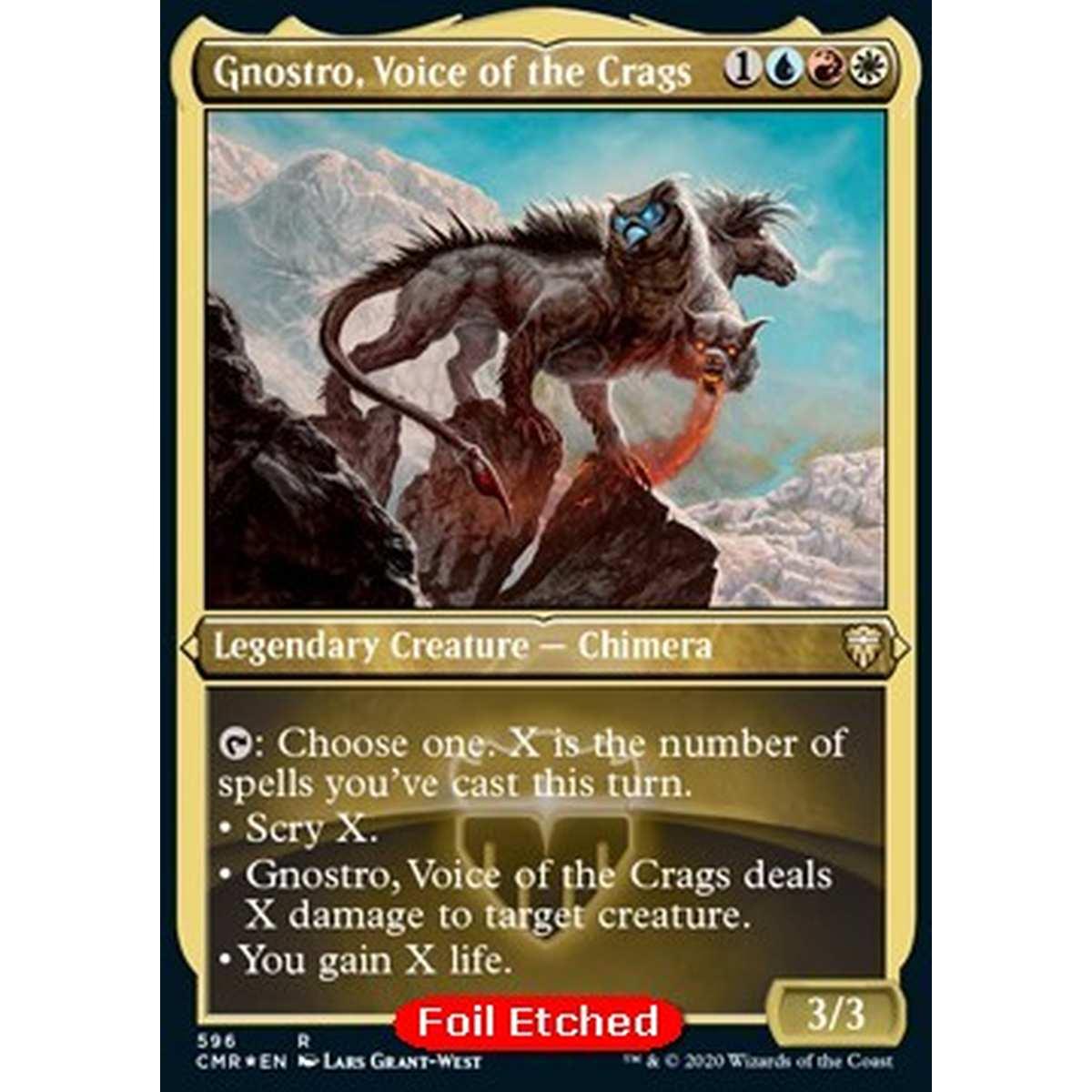 Gnostro, Voice of the Crags - Gnostro, Voice of the Crags - [XCMR] [NM] [Foil]