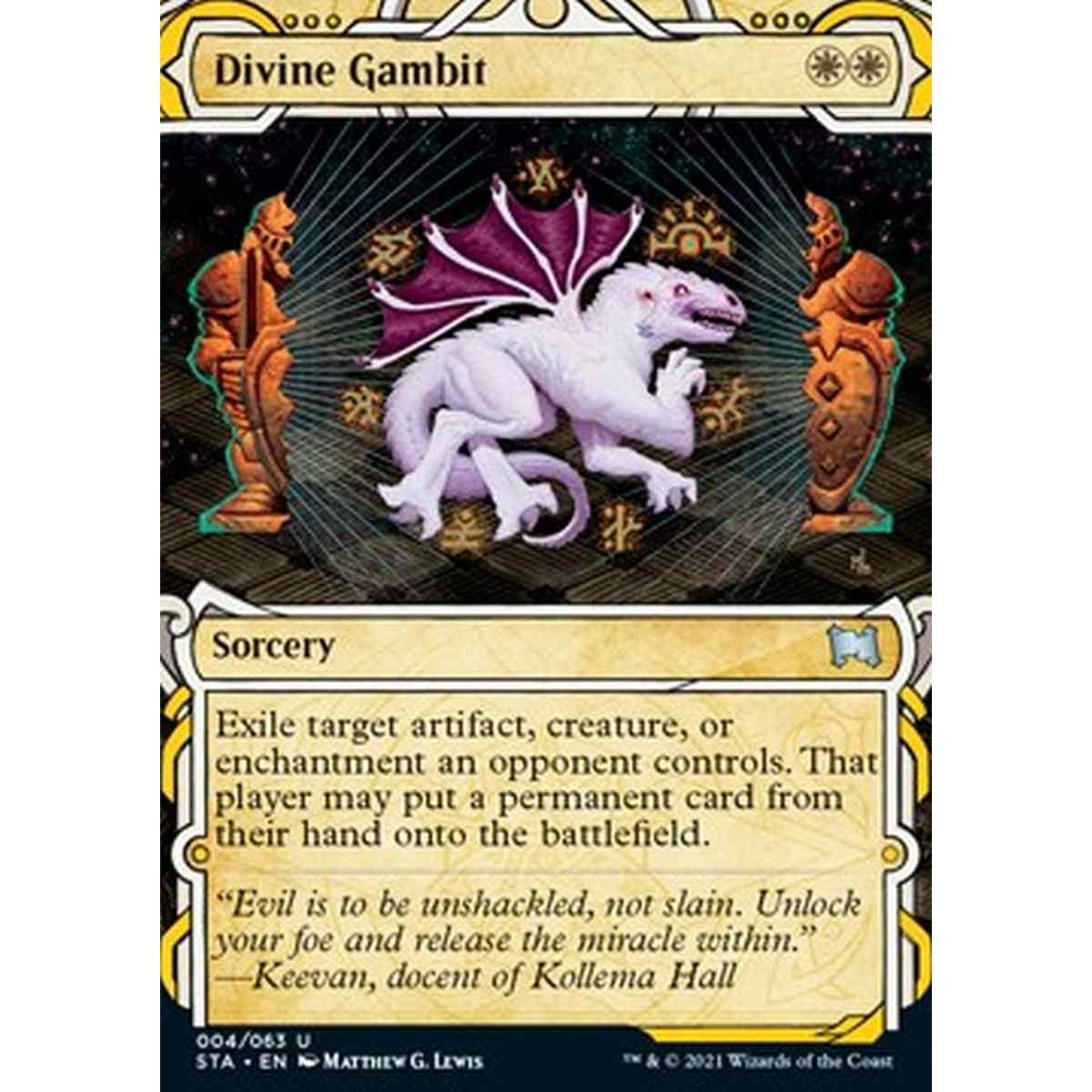 Divine Gambit (V.1) - Divine Gambit (V.1) - [STA] [NM] [Foil]