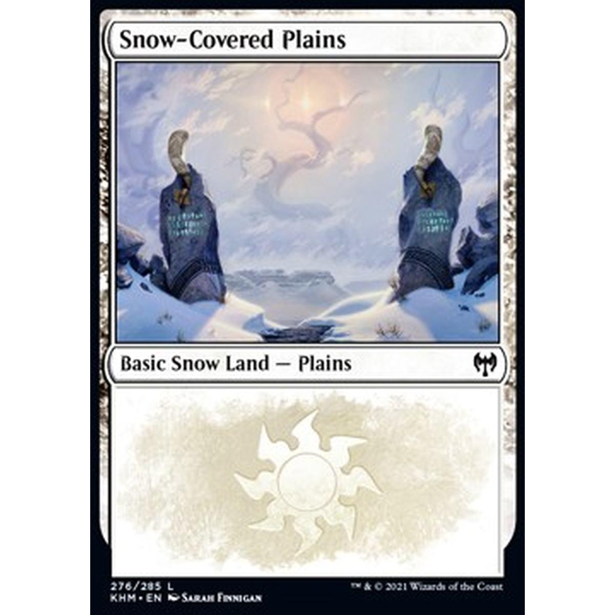 Snow-Covered Plains (V.1) - Snow-Covered Plains (V.1) - [KHM] [NM] [Foil]