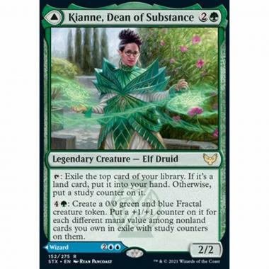 Kianne, Dean of Substance // Imbraham, Dean of Theory - Kianne, Dean of Substance // Imbraham, Dean of Theory - [STX] [NM] [Foil]