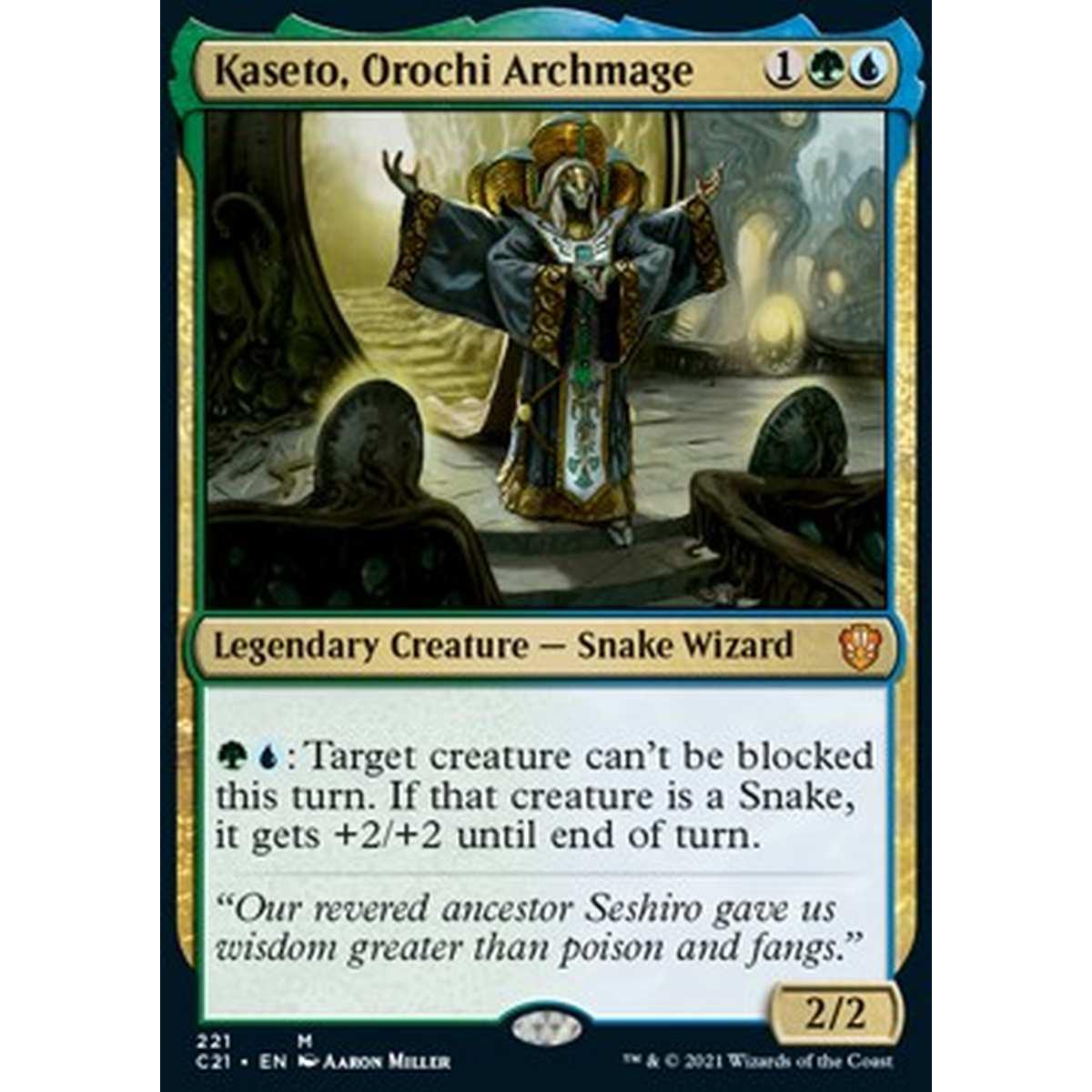 Kaseto, Orochi Archmage - Kaseto, Orochi Archmage - [C21] [NM]