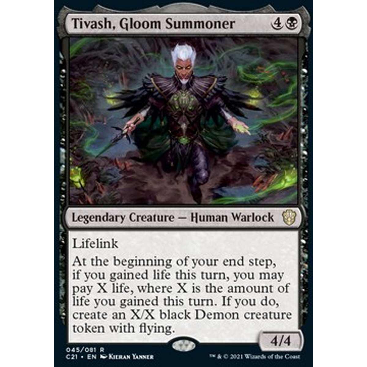 Tivash, Gloom Summoner - Tivash, Gloom Summoner - [C21] [NM]