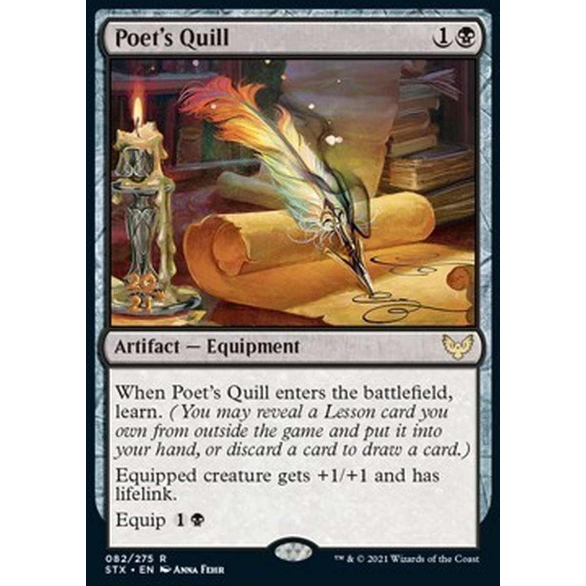 Poet's Quill (V.1) - Penna del Poeta (V.1) - [PSTX] [NM] [Foil]