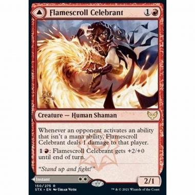 Flamescroll Celebrant // Revel in Silence - Celebrante Fiammarcana // Immergersi nel Silenzio - [PSTX] [NM] [Foil]