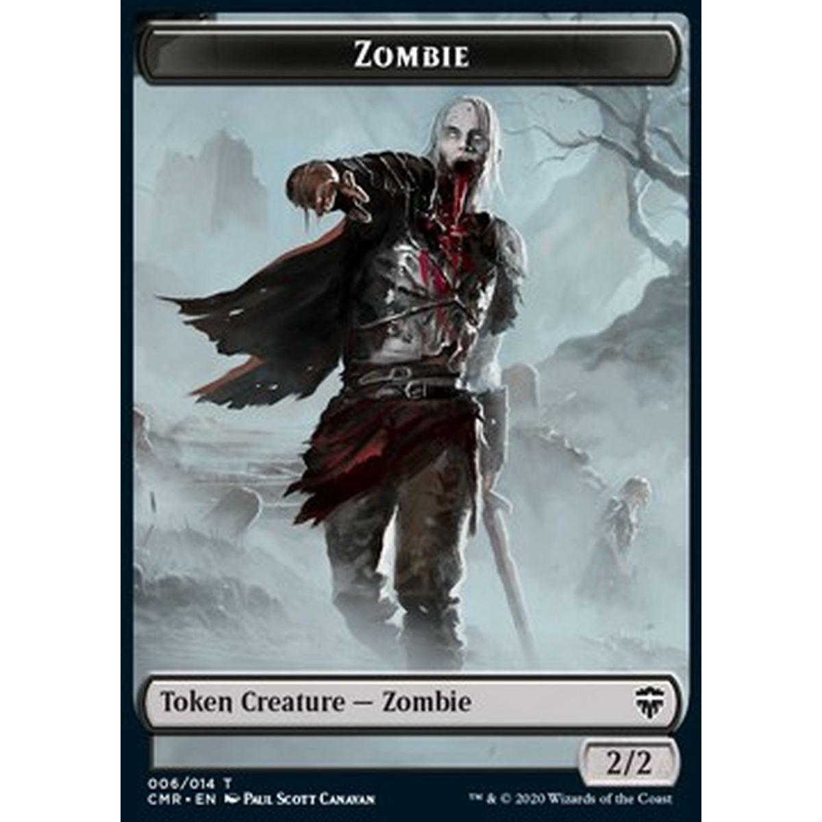 Zombie Token (B 2/2) // Treasure Token - Zombie Token (B 2/2) // Treasure Token - [XCMR] [NM] [Foil]