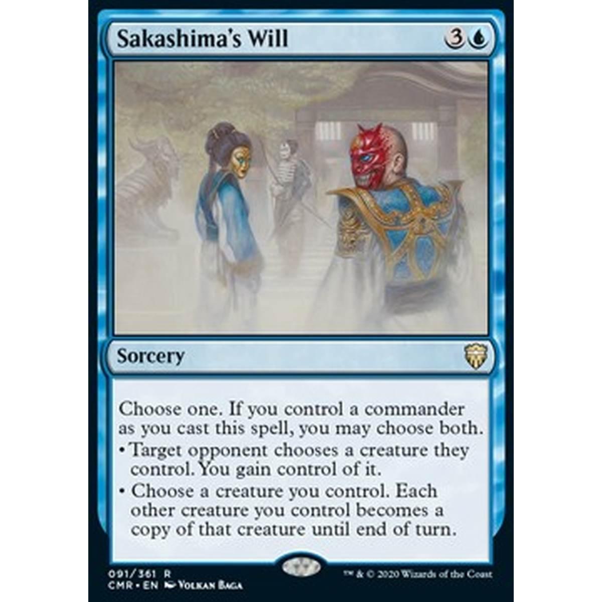 Sakashima's Will - Sakashima's Will - [CMR] [NM] [Foil]