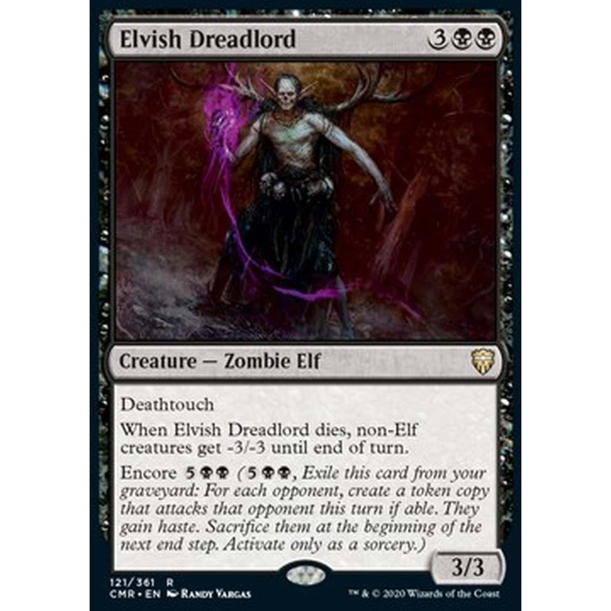 Elvish Dreadlord - Elvish Dreadlord - [CMR] [NM] [Foil]