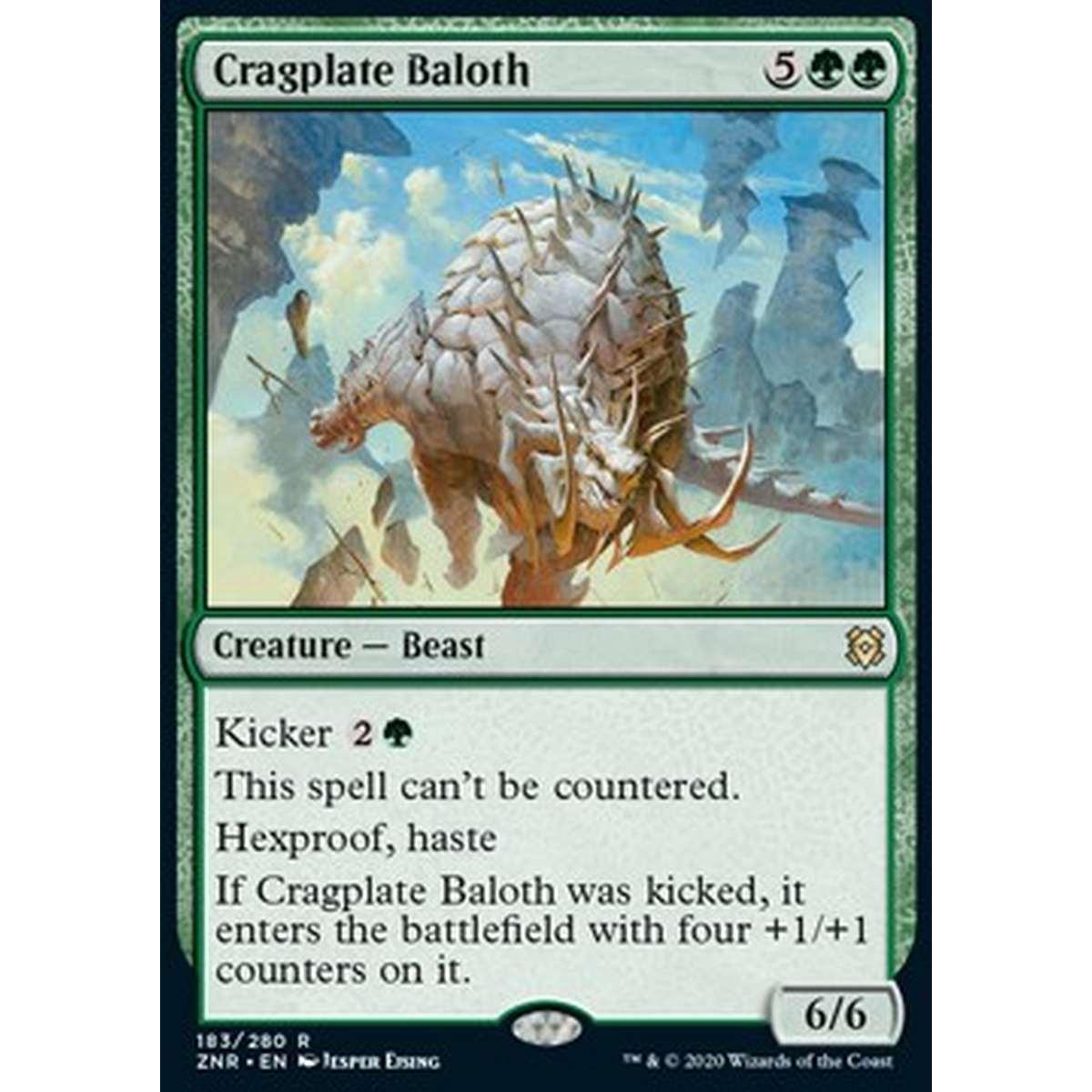 Cragplate Baloth - Cragplate Baloth - [ZNR] [NM] [Foil]
