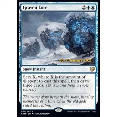 Graven Lore (V.1) - Sapienza Scolpita (V.1) - [PKHM] [NM] [Foil]