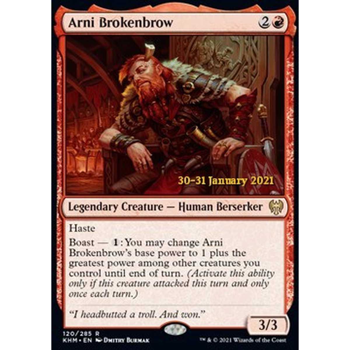 Arni Brokenbrow (V.1) - Arni Fronterotta (V.1) - [PKHM] [NM] [Foil]