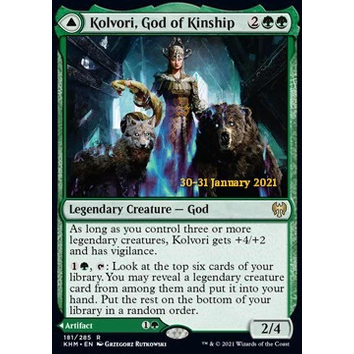 Kolvori, God of Kinship // The Ringhart Crest - Kolvori, Dea dell'AffinitÃ // Lo Stemma di Ringhart - [PKHM] [NM] [Foil]