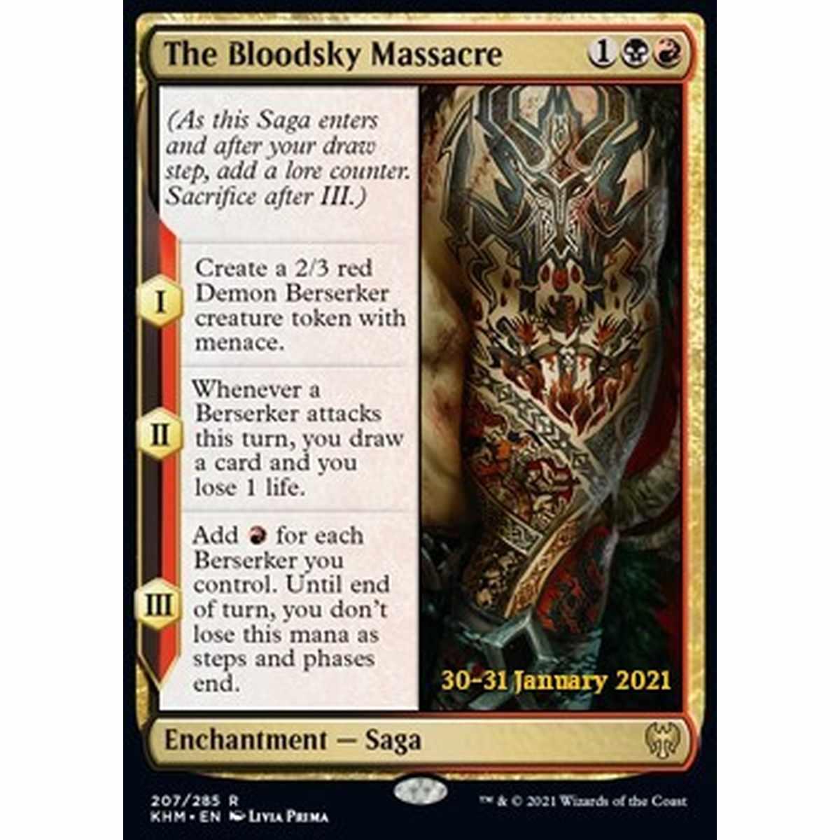 The Bloodsky Massacre (V.1) - Il Massacro del Cielo di Sangue (V.1) - [PKHM] [NM] [Foil]